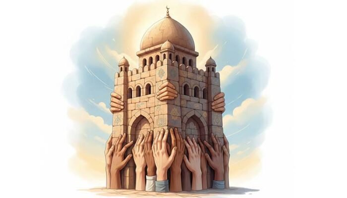 Seorang Muslim Terhadap Muslim Lainnya Bagaikan Bangunan