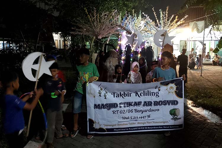 Takbir Keliling di Genuk Kota Semarang