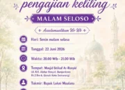 Pengajian Keliling Malam Seloso Digelar di Masjid Iktikaf Ar-Rosyid, Diasuh KH Ali Khoiron
